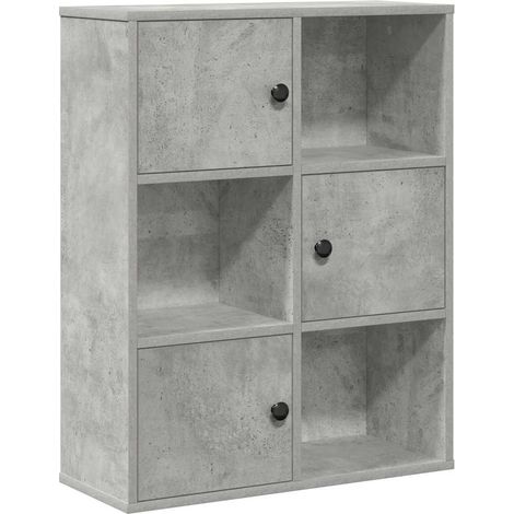 Maison Exclusive - Libreria Grigio Cemento 60x24x76,5 cm in Legno Multistrato