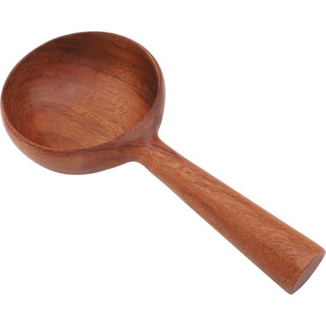 Cuillère de cuisine en bois, louche, polissage exquis, usage multifonctionnel, cuillère de service en bois pour la cuisine (1/5)