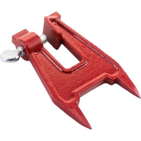 Morsa regolabile in metallo per motosega, strumento di affilatura, accessorio portatile resistente, ideale per la manutenzione della motosega, perfetto per uomini e lavori all'aperto (1/5)