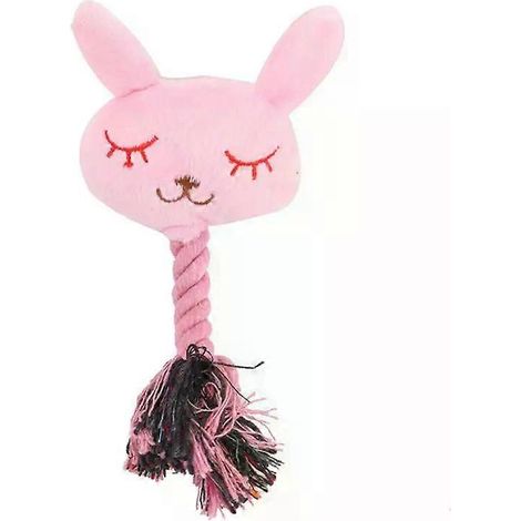 HONORNIC - Jouets pour chiens en corde de coton, motif dessin animé, pour chiens de toutes tailles et de toutes tailles. Corde résistante aux morsures, jouet à mâcher pour chiots, accessoire de nettoy (1/5)