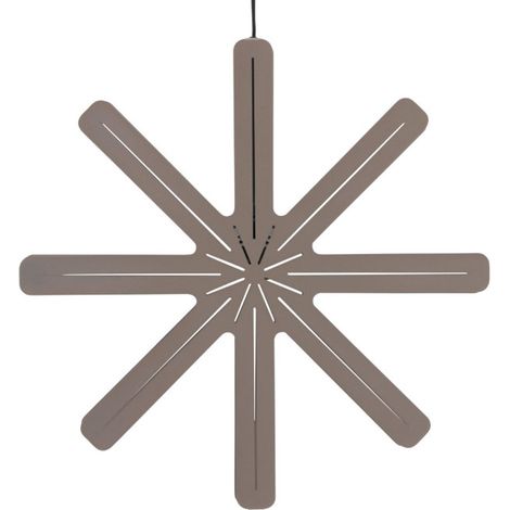 Lampe Suspension Déco "Safsen" 60cm Marron (1/5)