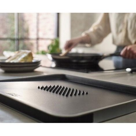 Tabla de Cortar Multifunción Joseph Joseph Duo, Antideslizante, Duradera, Apta para Lavavajillas, Diseño Compacto, Ideal para Cortar, Picar y Preparar Alimentos de Forma Segura