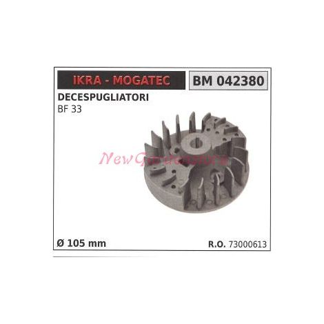 Volante magnético IKRA para desbrozadora BF 33 Ø 105mm 042380