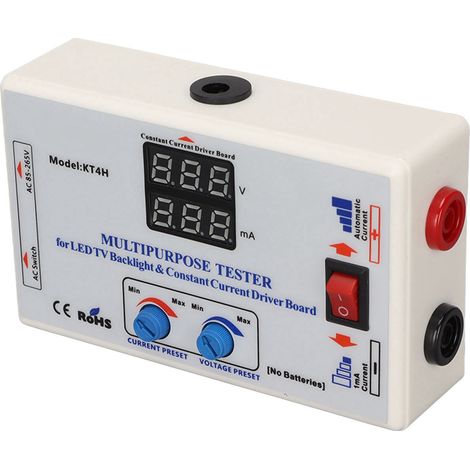 Testeur Universel de Rétroéclairage LED, Alimentation à Courant Constant pour Réparation d'Écrans LCD et TV 100V-240V