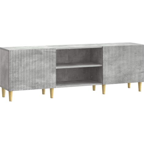 vidaXL  TV Cabinet  Concrete Grey 150 x 31 x 50 cm Engineered Wood