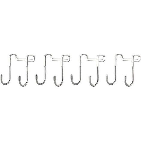 4 crochets de porte en acier inoxydable pour chapeaux et vestes (1/4)