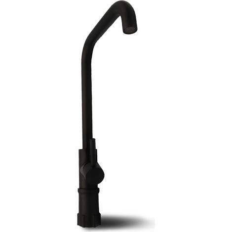 Küchenarmatur Einhebel mit Auslauf Schwarz "Kitchen"