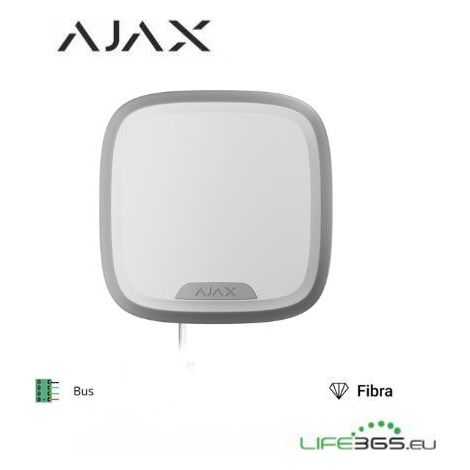 Ajax Superior StreetSiren Fibra white -Sirena cablata per interno/esterno Bianca