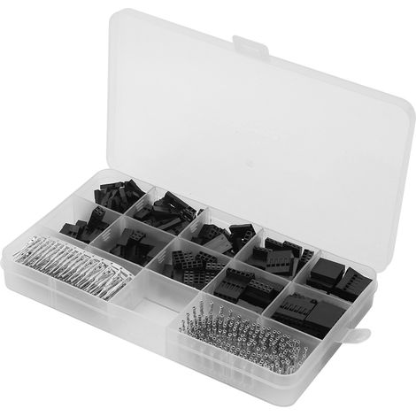 610-teiliges Crimp-Stiftverbinder-Set aus Nylon für elektrische Hilfsmaterialien, 2,54 mm (1/5)