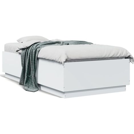 Maison Exclusive - Estructura de cama madera de ingeniería blanca (1/5)