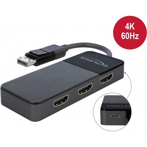 Delock Divisor DisplayPort 1.4 1 x DisplayPort a 3 x HDMI MST