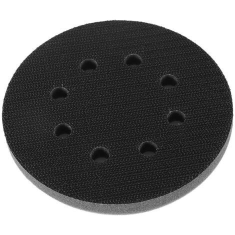 Plateau de ponçage flexible de 125 mm – Compatible avec les polisseuses pneumatiques et électriques – 8 trous pour réduire les vibrations (1/5)