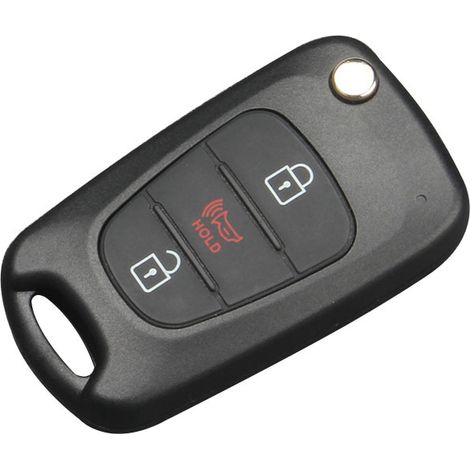Sollbry Bouton retourner, plier, remplacer le couvercle de la clé, coque du couvercle de la clé d'entrée sans clé (1/4)