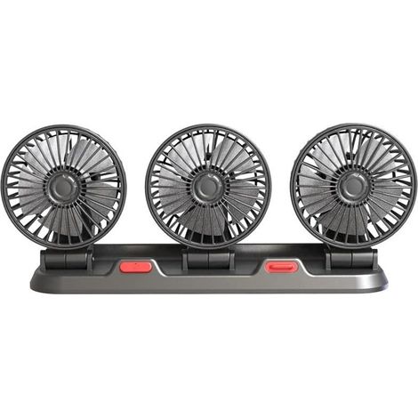 Shkalacar Ventilateur Auto à 3 têtes, de Refroidissement Portable (1/5)