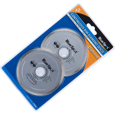 Blue Spot Tools 2 Piece Continuous Rim 115mm (4.5") Diamond Discs (1/2)