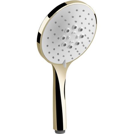 Gessi Origini Douchette anticalcaire, avec insert blanc, 3 jets,