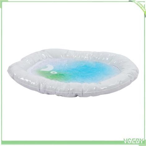 Lit rafraîchissant en gel - FAFEICY - S (petit) - Design cristal de glace - Effet refroidissement longue durée - Pliable & lavable (1/5)