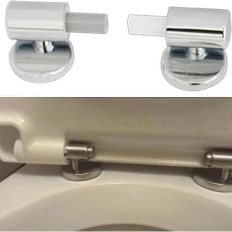 Praktischer Toilettendeckel-Absenkmechanismus, ABS-Toilettensitzscharniere, Soft-Close-Deckelzubehör für MUMU-Toiletten (1/4)