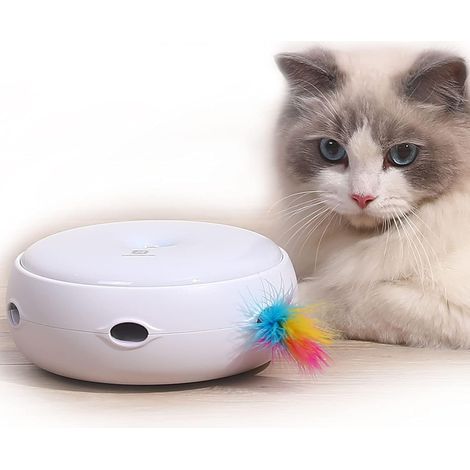 Jouet interactif pour chat avec capteur jour/nuit, voiture électronique à torsion aléatoire, trois modes (1/5)