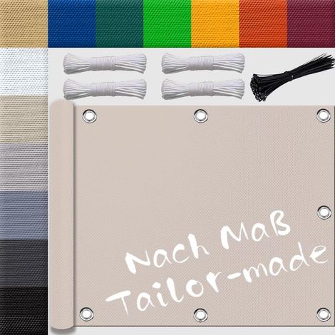 Voile d'ombrage rectangulaire voiles d'ombrage Toile Voile Ombrage Toile d’ombrage Rectangle imperméable ajourée pour Potager Serre terrasse Patio Jardin 2x2 2x3 3x3 4x3 4x4 6x4 5x5m (1/5)