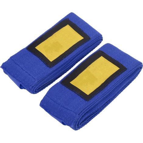 1 Paar Boxbandagen, Baumwollbandage, Muay Thai, elastische Handbandagen für Männer und Frauen, Blau (1/5)