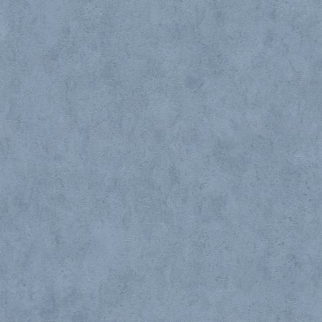 Empapelado texturado Profhome 782274 papel pintado vinílico estampado en caliente tejido non tejido texturado de aspecto yeso efecto satinado azul azul-colombino 5,33 m2