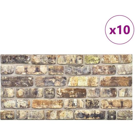 Maison Exclusive - Pannelli da parete 10 pcs Multicolore 100 x 50 cm Schiuma EPS