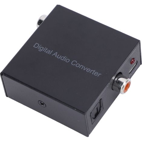 Convertisseur audio numérique coaxial vers optique bidirectionnel, adaptateur/répartiteur coaxial vers optique pour Toslink (1/5)