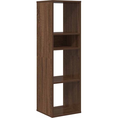 Maison Exclusive - Bücherregal Braun Eichen-Optik 34x31x112 cm Ho