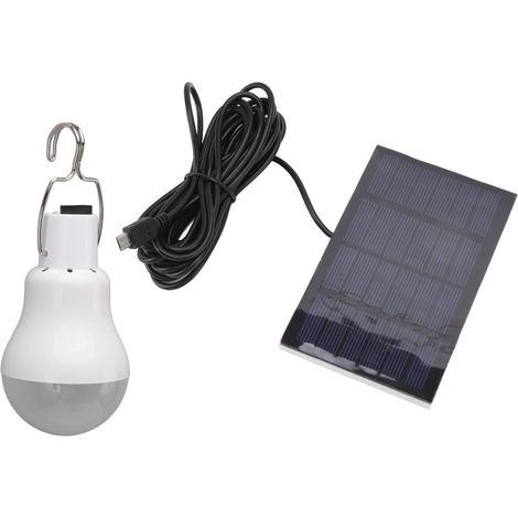 Solarbetriebene LED-Lampe für Gartenhäuser, LED-Beleuchtung für Outdoor-Aktivitäten wie Wandern, Angeln, Camping und Zelten