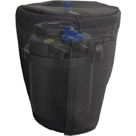 Couverture isolante pour filtre de bassin extérieur, adaptée aux filtres biologiques pressurisés pour piscines, réduit les pertes de chaleur et maintient un environnement aquatique sain par temps froi (1/4)