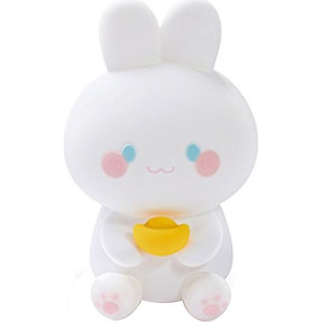 Lampe de nuit tactile en silicone pour lapin, luminosité réglable, adaptée au petit lit de lapin, éclairage d'ambiance pour la maison (1/5)