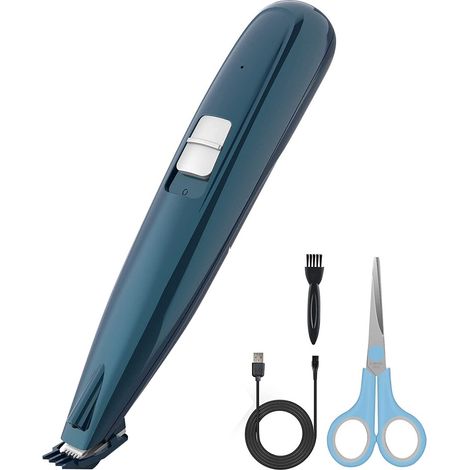 Scheerapparaat voor katten en honden, USB oplaadbaar, DC5V/1000mA, 6500 tpm, 5W, Blauw