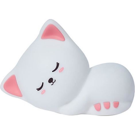1 Veilleuse LED Silicone Rechargeable USB Chat Lumière Chaude Enfant Chambre (1/4)