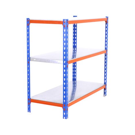 Simonrack 3/500 scaffale in metallo blu arancione robusto (1/3)