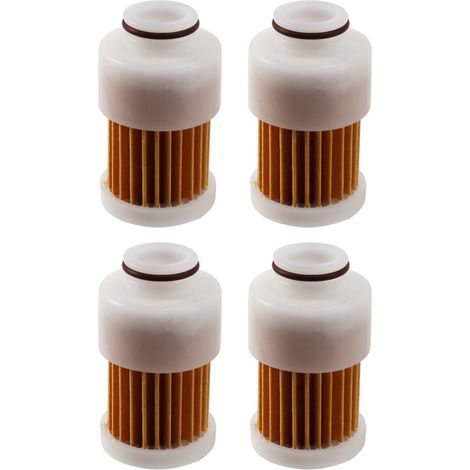 Vier Kraftstofffilterelemente, 68V-24563-00-00, geeignet für F50, F60, F75, F90 und F115.