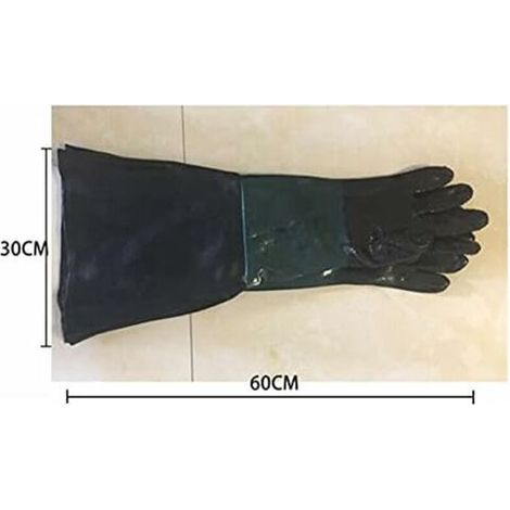 SandBlaster Parts 60cm Sandstrahlhandschuhe oder Sandblast H607 Kabinenringe (1/5)