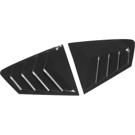 Jeu de 2 Persiennes Latérales Arrière pour Vitres, Noir Brillant, Compatible Mazda 3 Axela Berline 4 Portes 2020-2021 (1/5)