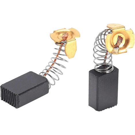 2 balais de charbon pour moteur de perceuse électrique, 15 x 9 x 6 mm (1/5)