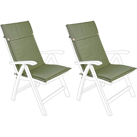 Coussins pour fauteuil de jardin inclinable (lot de 2) - CANCALE (1/3)