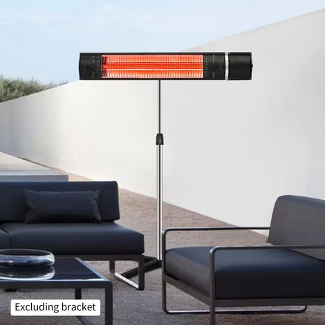 Infrared Heater, Infrared Outdoor Heater, Wall Mounted Electric Patio Heater with Remote Control for Restaurant, Patio, Backyard (1/5)