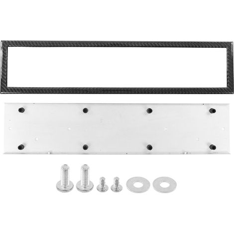 GARRYFIZH Cadre de plaque d'immatriculation en fibre de carbone réelle standard - Universel pour BMW F30, F20, F34, F80, F87, F82, F10, G20, G30, G80, G82