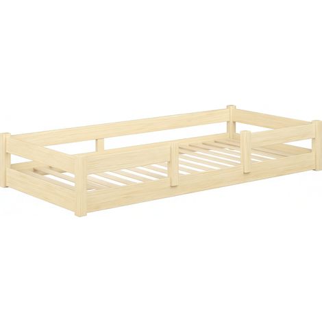 Letto basso Lila 200x90 - Montessori in legno naturale