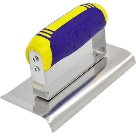 Coupe-bordure en acier inoxydable – Outil de rainurage incurvé à extrémité droite, bordure manuelle robuste Poignée ergonomique pour la coupe de précision, la construction de rivets, les projets (1/5)