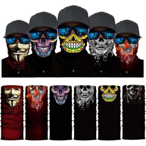 Cagoule - Masque Facial Respirant En Nylon Et Spandex Avec Pince-Nez Réglable Et Valves Unidirectionnelles Pour Cyclisme Randonnée Course À Pied Bricolage Allergies - 1 Pièce (1/4)