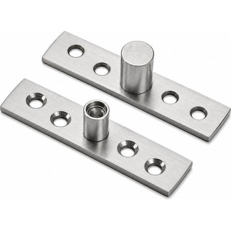 Pivot Central Inox 360° pour Porte en Bois 75,2 x 18 mm (1/5)