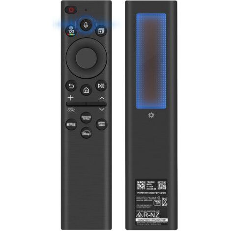 Télécommande de Remplacement BN59-01385A pour Samsung Smart TV, télécommande vocale Solaire avec 4 Touches de Raccourci, Compatible avec The Frame, Neo QLED, Crystal UHD Series 2021-2023 (1/5)