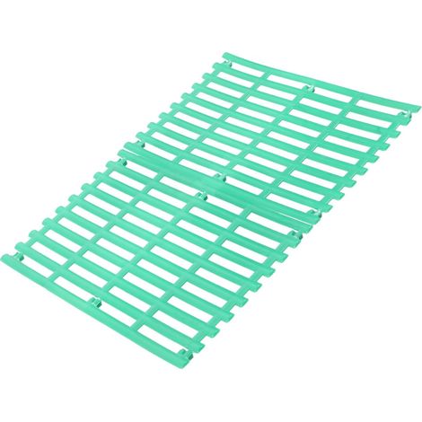 Tapis de Cage pour Petits Animaux Vert en Plastique, Résistant à L'usure, Protège Saleté et Odeurs, 2 Pièces pour Cochons D'inde et Hamsters (1/5)