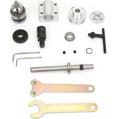 Spindelbaugruppe ohne Antrieb B10 Bohrfutter M10 Wellenhülse für DIY Tischkreissägen und Tischbohrmaschinen