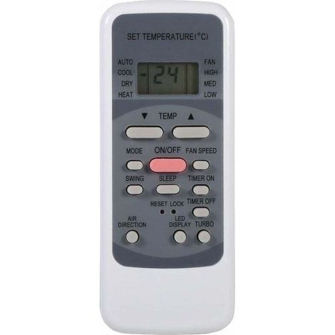 Télécommande pour climatiseurs série R51 R51/E R51/CE R51M/CE R51D/E R51M/BGE R51M/BGE, horloge intégrée et minuterie marche/arrêt (1/4)